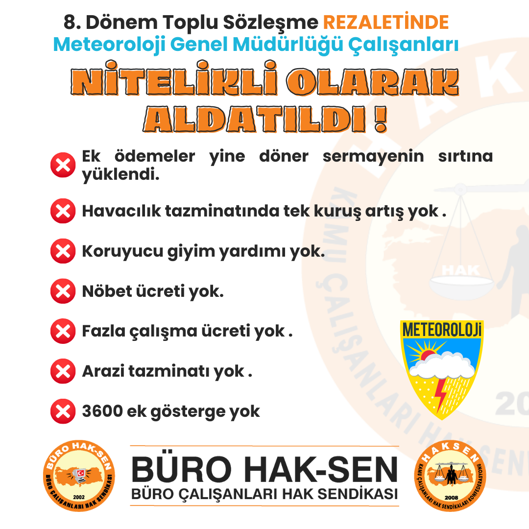 MGM ÇALIŞANLARI Nitelikli Olarak Aldatıldı!