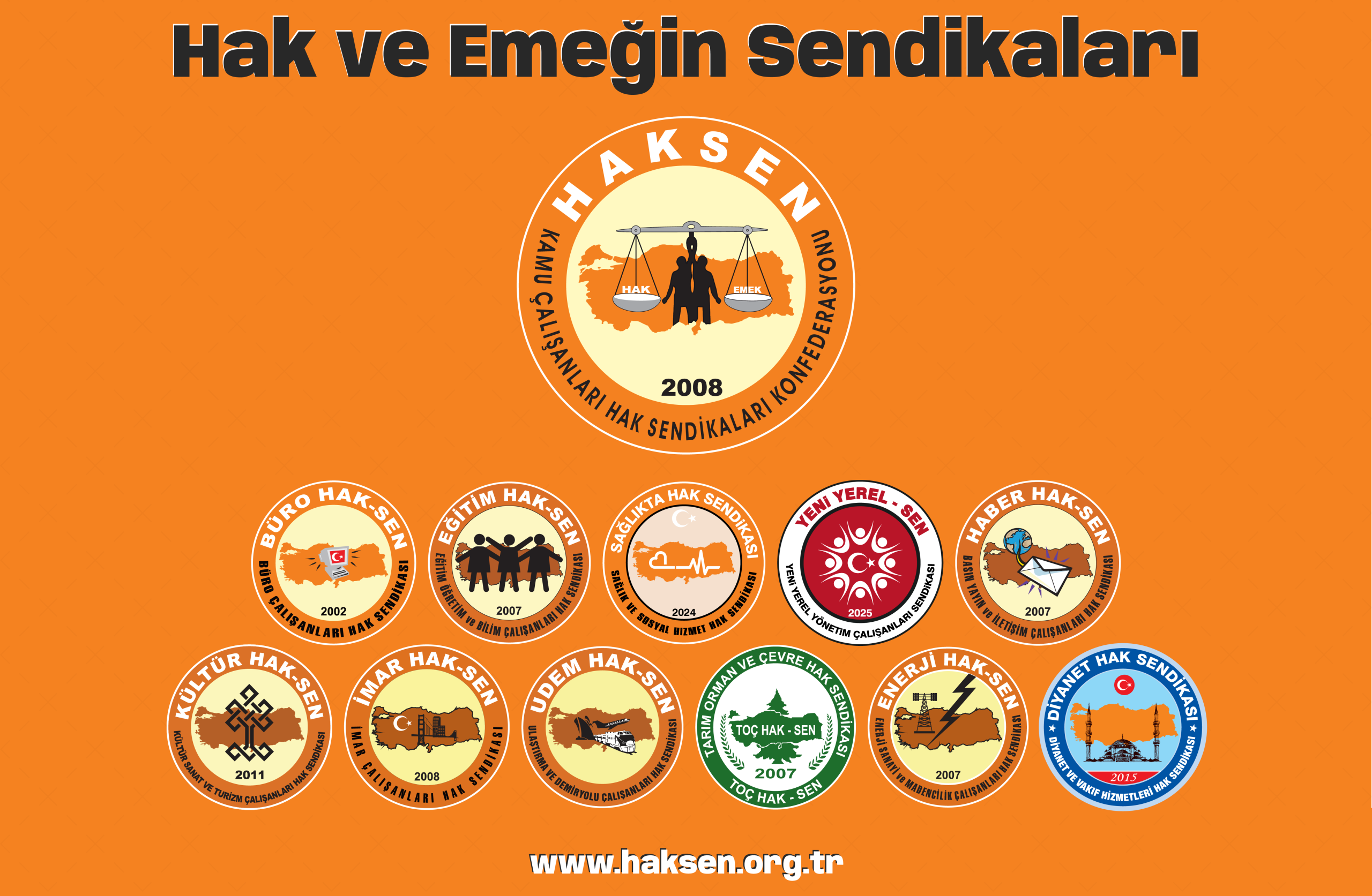 Adımızı, rengimizi , sloganımızı taklit eden yancılara itibar etmeyiniz!Hak ve emeğin gerçek sendikaları…