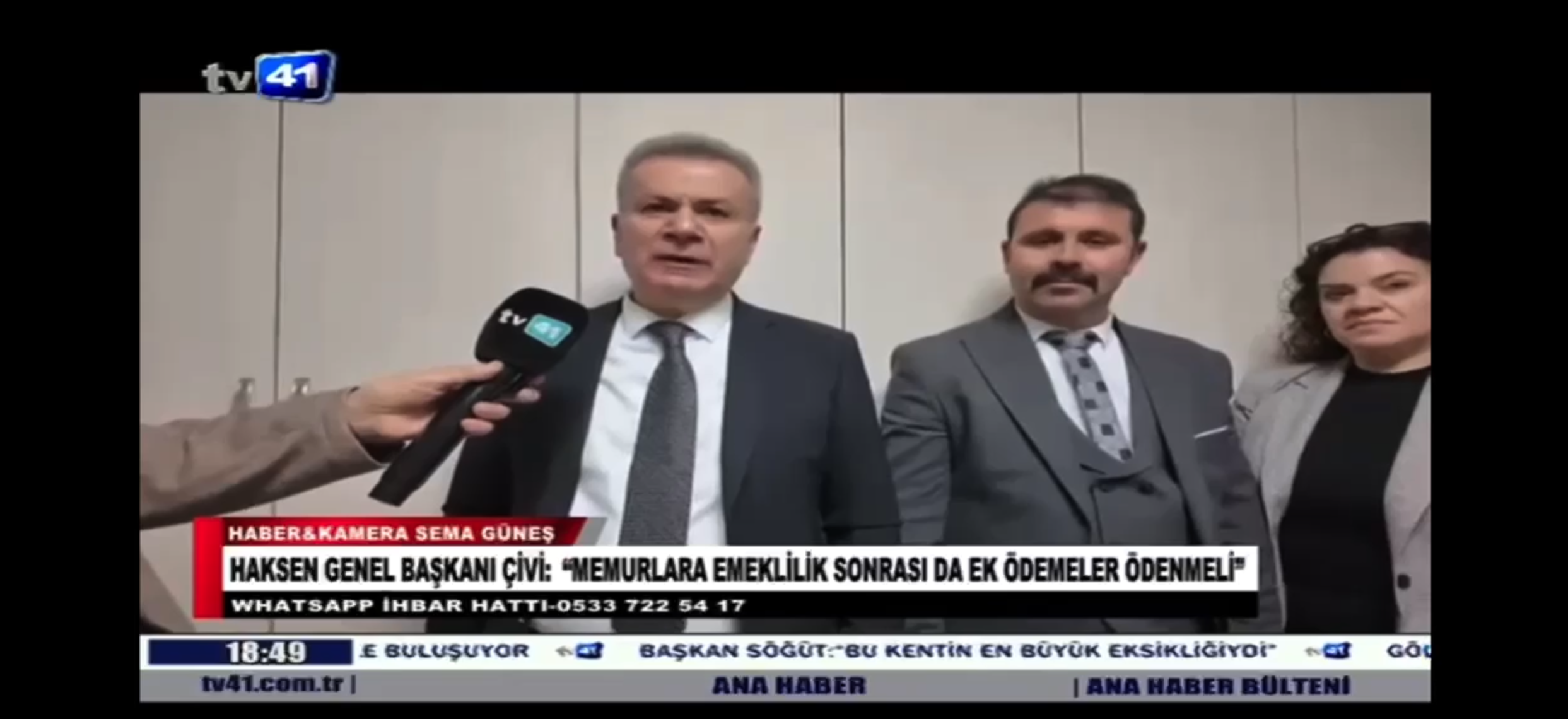 TV41’e Özel Açıklamalar