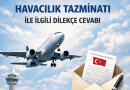 TBMM Dilekçe Komisyonu’na Havacılık Tazminatı ile İlgili Dilekçe Cevabı