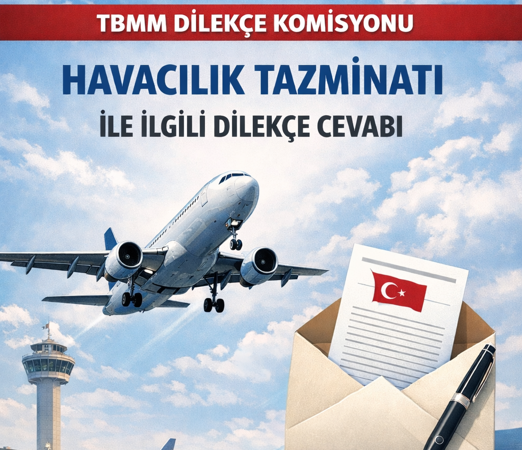 TBMM Dilekçe Komisyonu’na Havacılık Tazminatı ile İlgili Dilekçe Cevabı